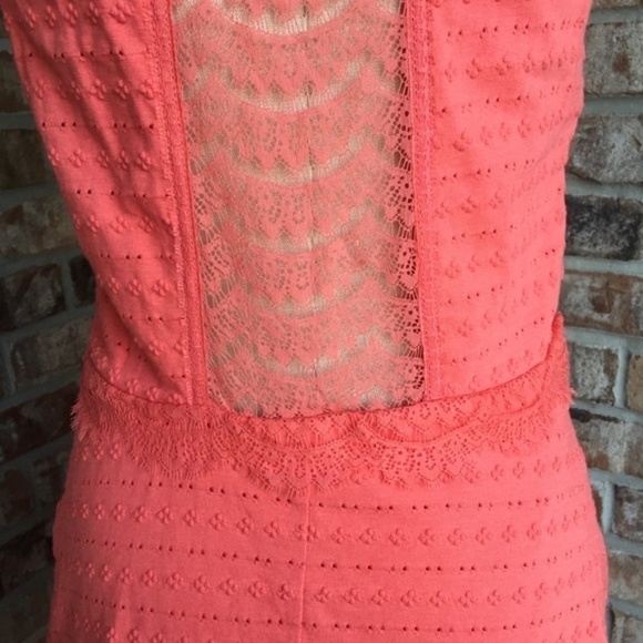 Free People Fit and Flare Lace Dress M - Picture 6 of 8